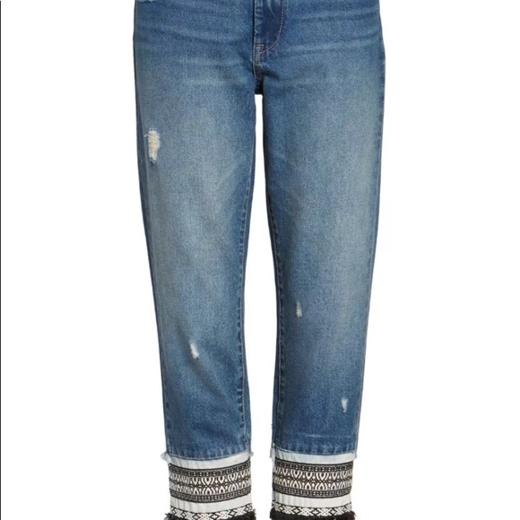 New blank nyc embroidered Aztec jeans miss Molly - Picture 2 of 5